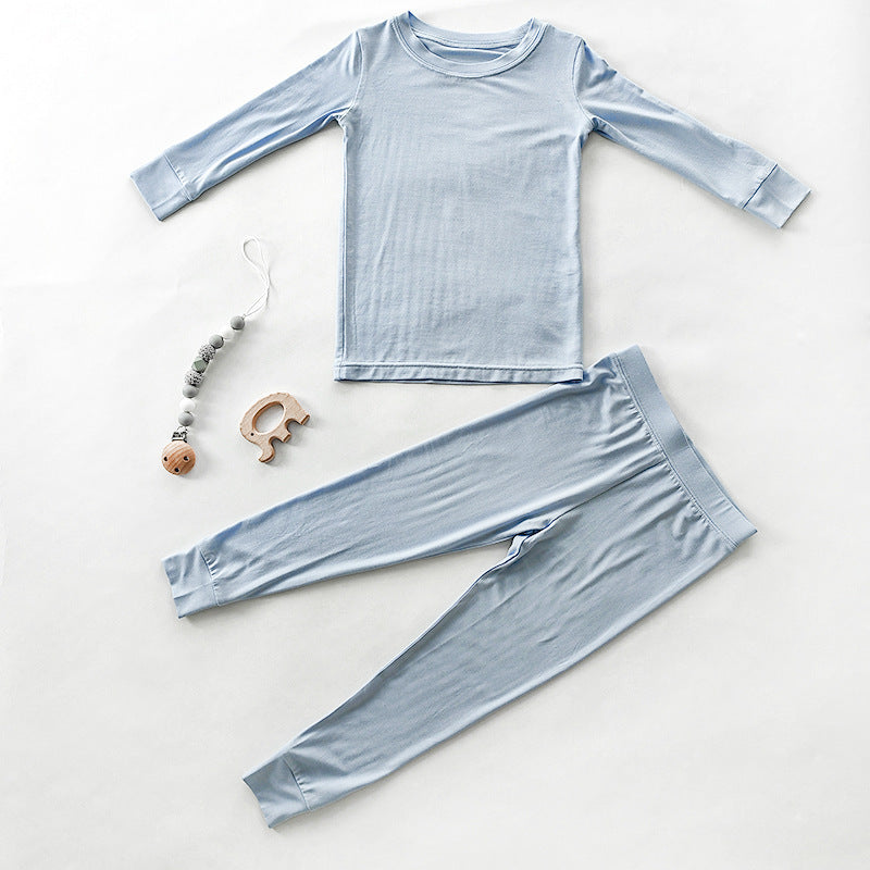 Ins Clothes For Babies Bamboo Fiber Boys Home Wear Suit