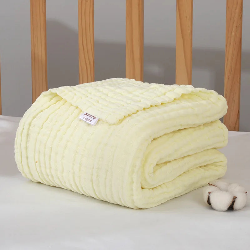 Swaddle Blanket Baby Organic Cotton Receiving Blanket Infant Kids Muslin Baby Blanket Sleeping