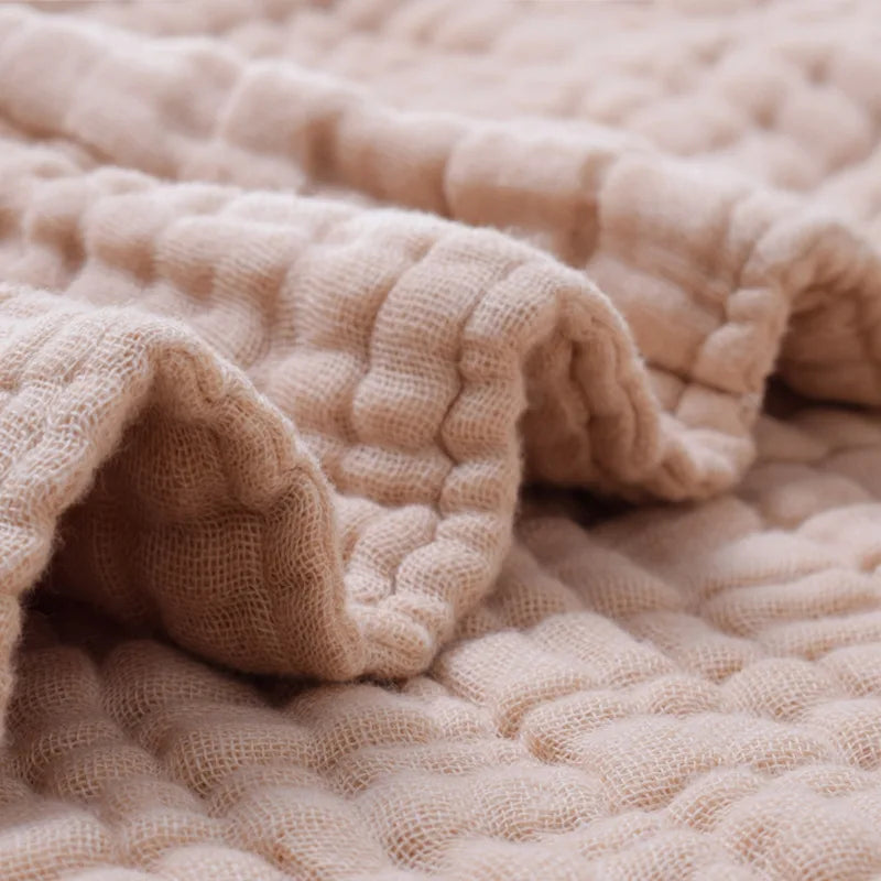 Swaddle Blanket Baby Organic Cotton Receiving Blanket Infant Kids Muslin Baby Blanket Sleeping