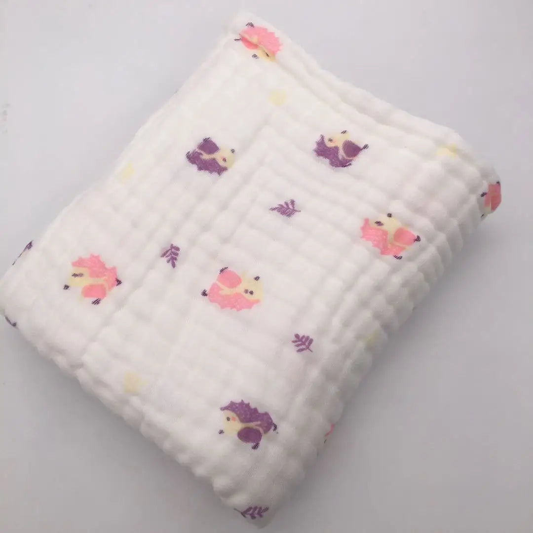 Swaddle Blanket Baby Organic Cotton Receiving Blanket Infant Kids Muslin Baby Blanket Sleeping