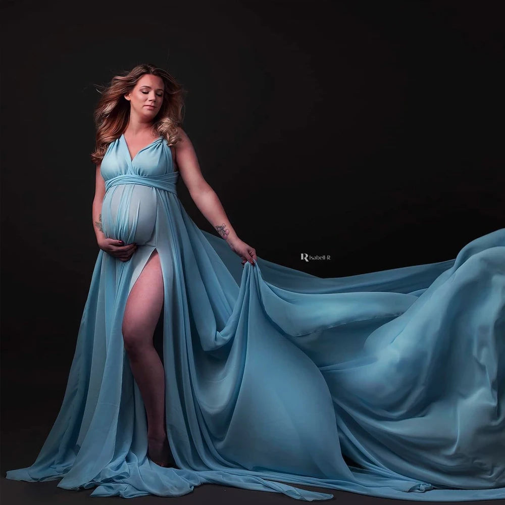 Soft Convertible Multi Way braces, Maternity Photo Shoot Dress For Women