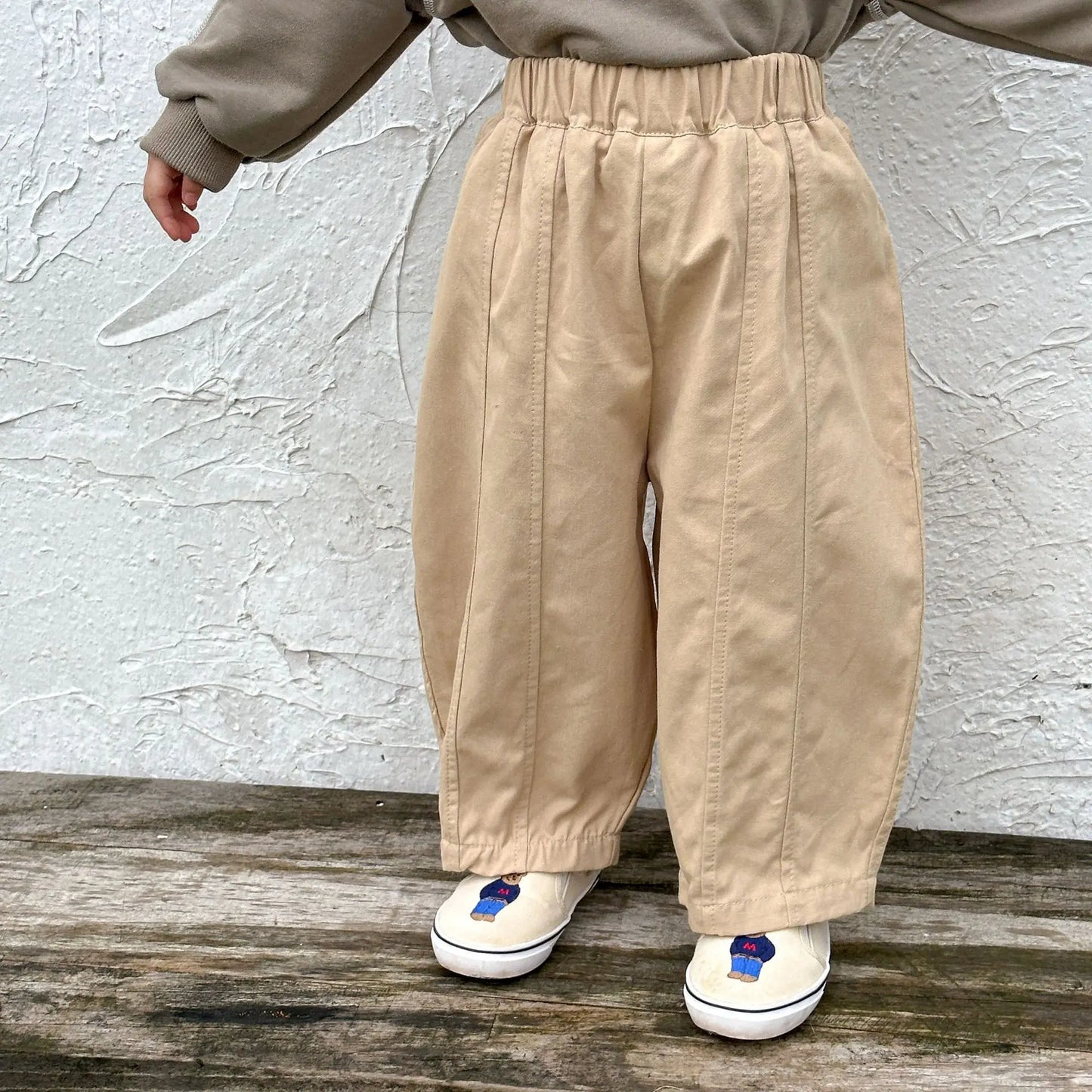 Autumn New Children Loose Trousers Solid Toddler Girls Versatile Harem Pants Baby Boys Casual Pants