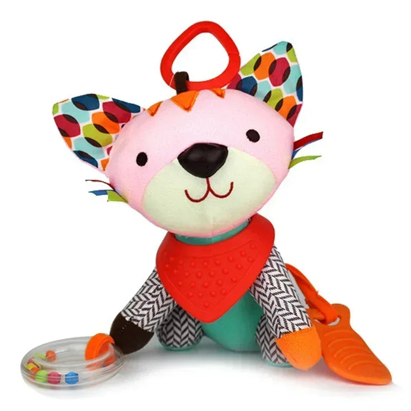 Baby Toys Plush Stuffed Rattle Toys Stroller Hanging Animals Bed Mobile Infant For baby toys