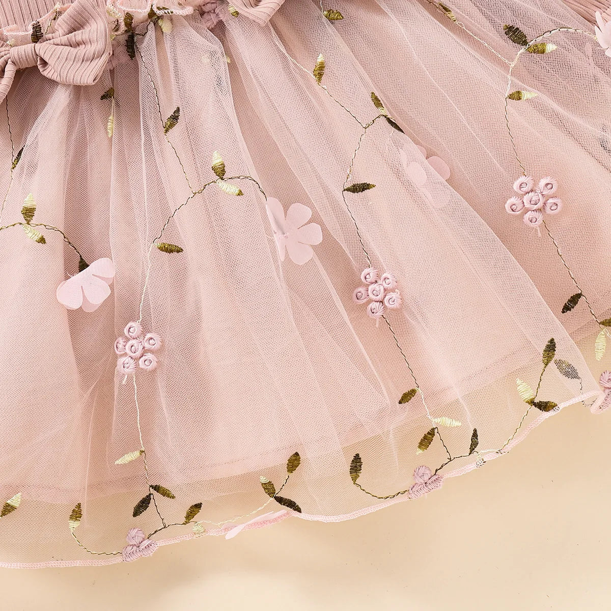 Roselle – Pink Mesh Princess Dress