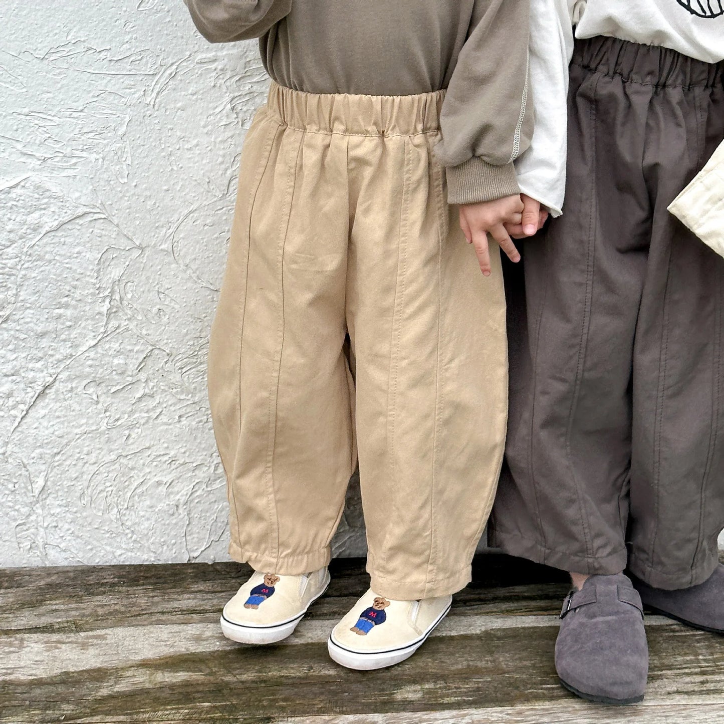 Autumn New Children Loose Trousers Solid Toddler Girls Versatile Harem Pants Baby Boys Casual Pants