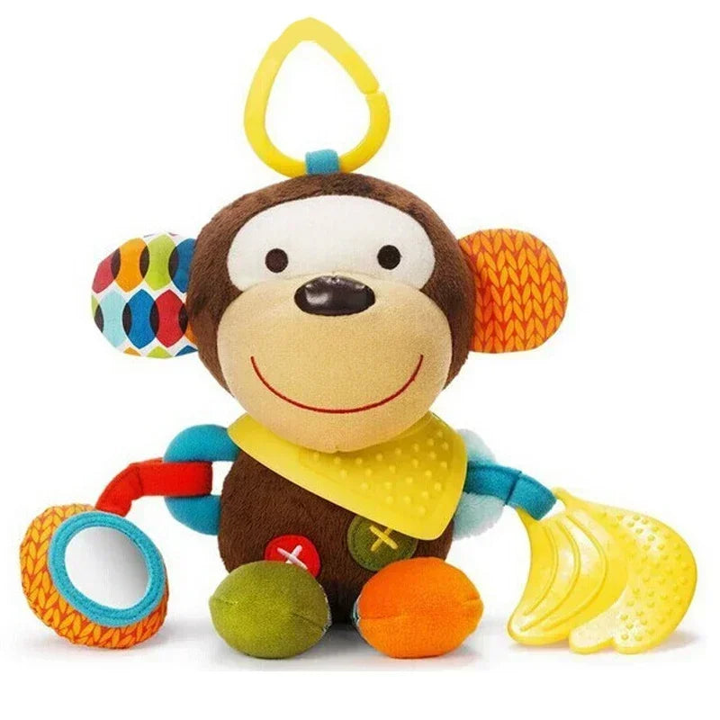 Baby Toys Plush Stuffed Rattle Toys Stroller Hanging Animals Bed Mobile Infant For baby toys