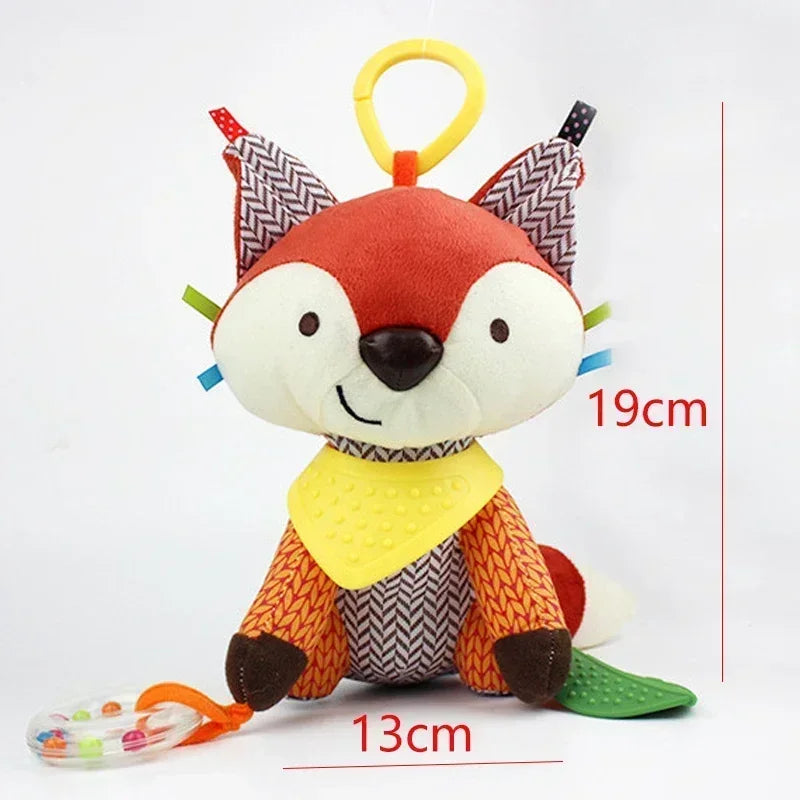 Baby Toys Plush Stuffed Rattle Toys Stroller Hanging Animals Bed Mobile Infant For baby toys