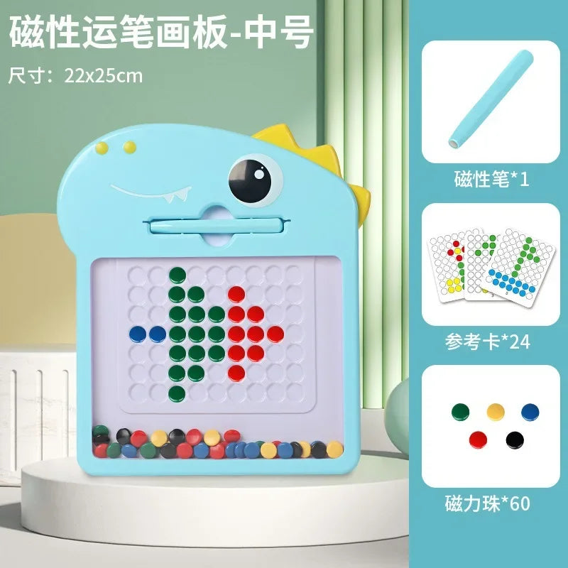 1PC Cartoon Magnetic Writing Board Magnetic Pen Drawing Board Children's Magnetic Pen Baby Drawing Board Girls