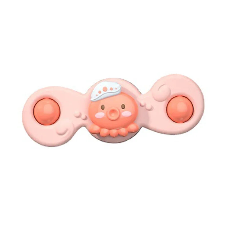 Baby Bath Toys For Boy Children Bathing Sucker Spinner Suction Cup Toy For Kids