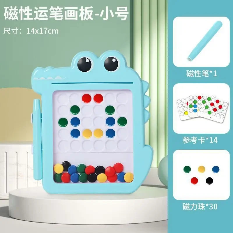1PC Cartoon Magnetic Writing Board Magnetic Pen Drawing Board Children's Magnetic Pen Baby Drawing Board Girls