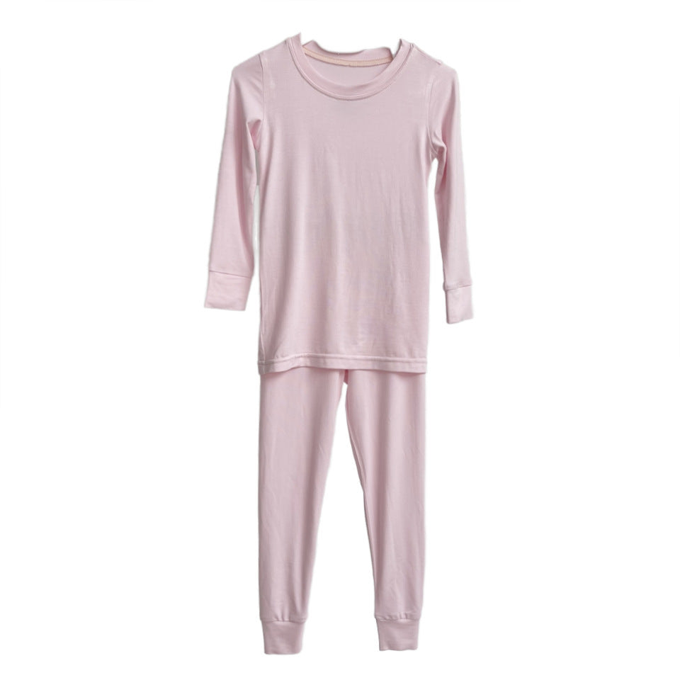 Ins Clothes For Babies Bamboo Fiber Boys Home Wear Suit