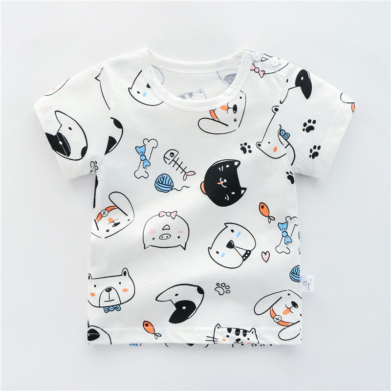 Cotton t-shirts for babies and children