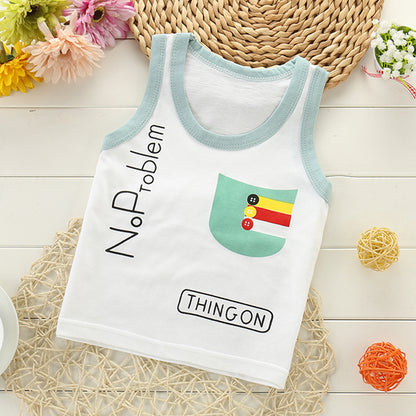 Children's cotton vests