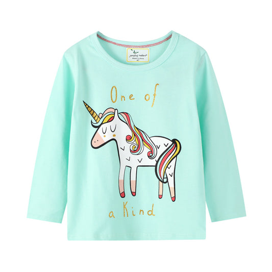 Girls' t-Shirt New Girls Long-Sleeved T-Shirt