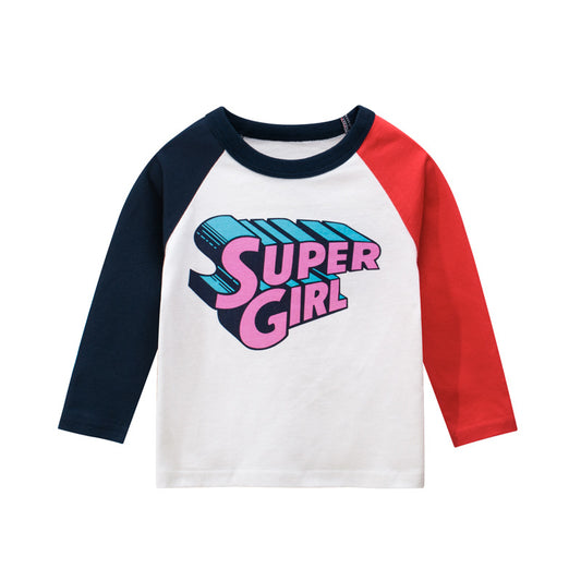 Children's Wear Autumn Children's Long Sleeve T-Shirt Girls' Clothes