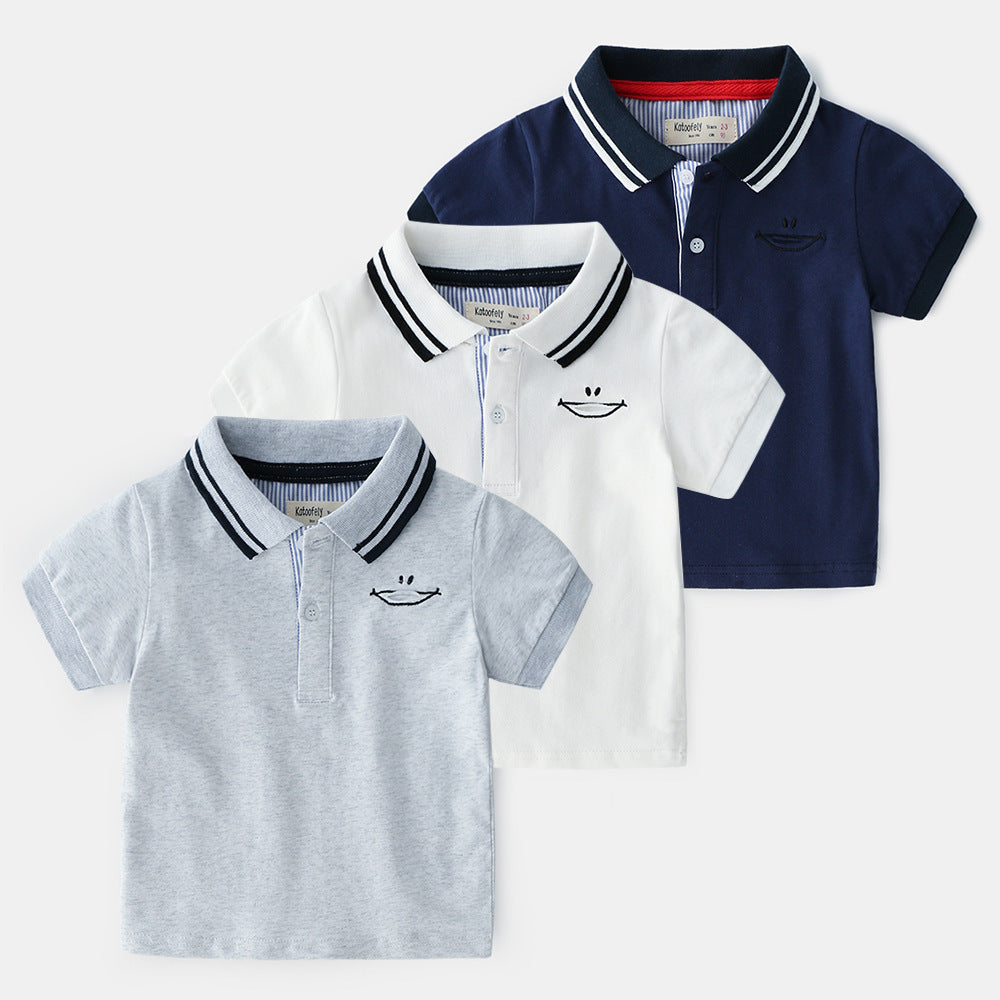 Children's Polo Shirt And Short Sleeve T-Shirt