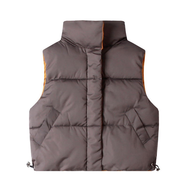 Children's down cotton vest