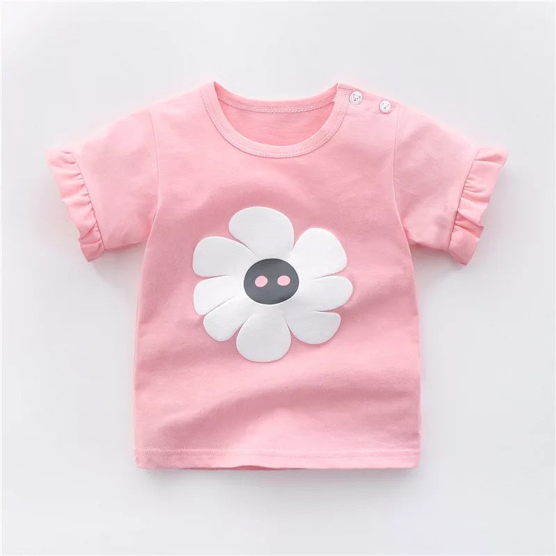 Cotton t-shirts for babies and children