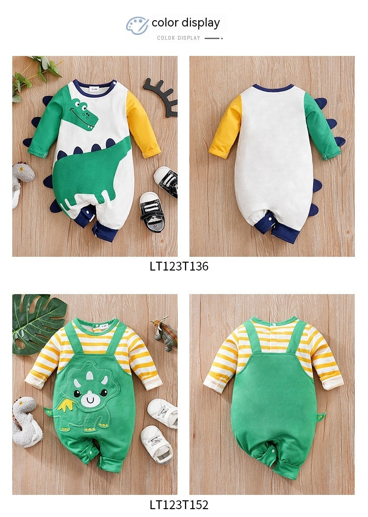 Newborn Long Sleeve Clothes Cotton Jumpsuit Romper