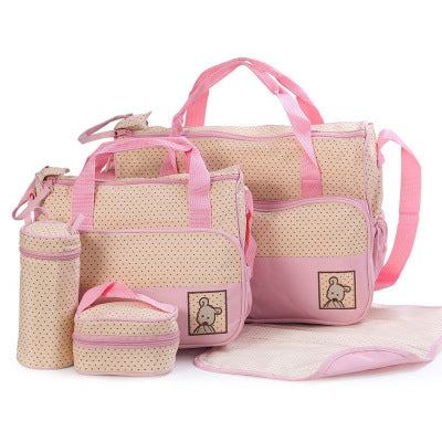 Baby Diaper Bag Suits For Mom Baby Bottle Holder Mother Mummy Stroller Maternity Nappy Bags Sets