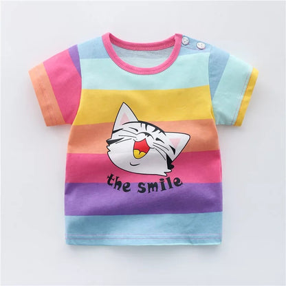 Cotton t-shirts for babies and children