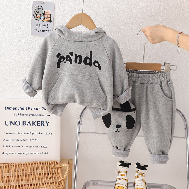 Autumn And Winter Lesser Panda Cotton Comfortable Long Sleeve Suit