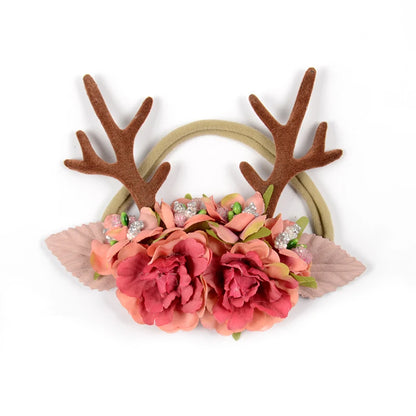  Deer Flower Headbands