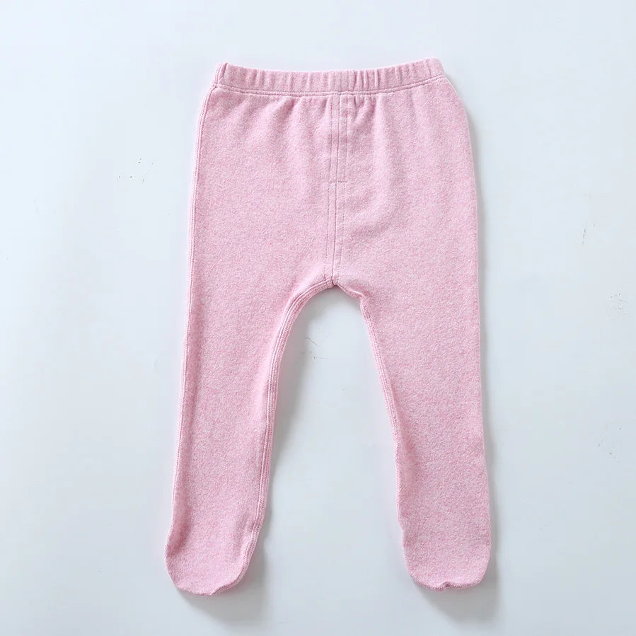 Baby footed pants winter girl&boy cotton Leggings  Elastic pants