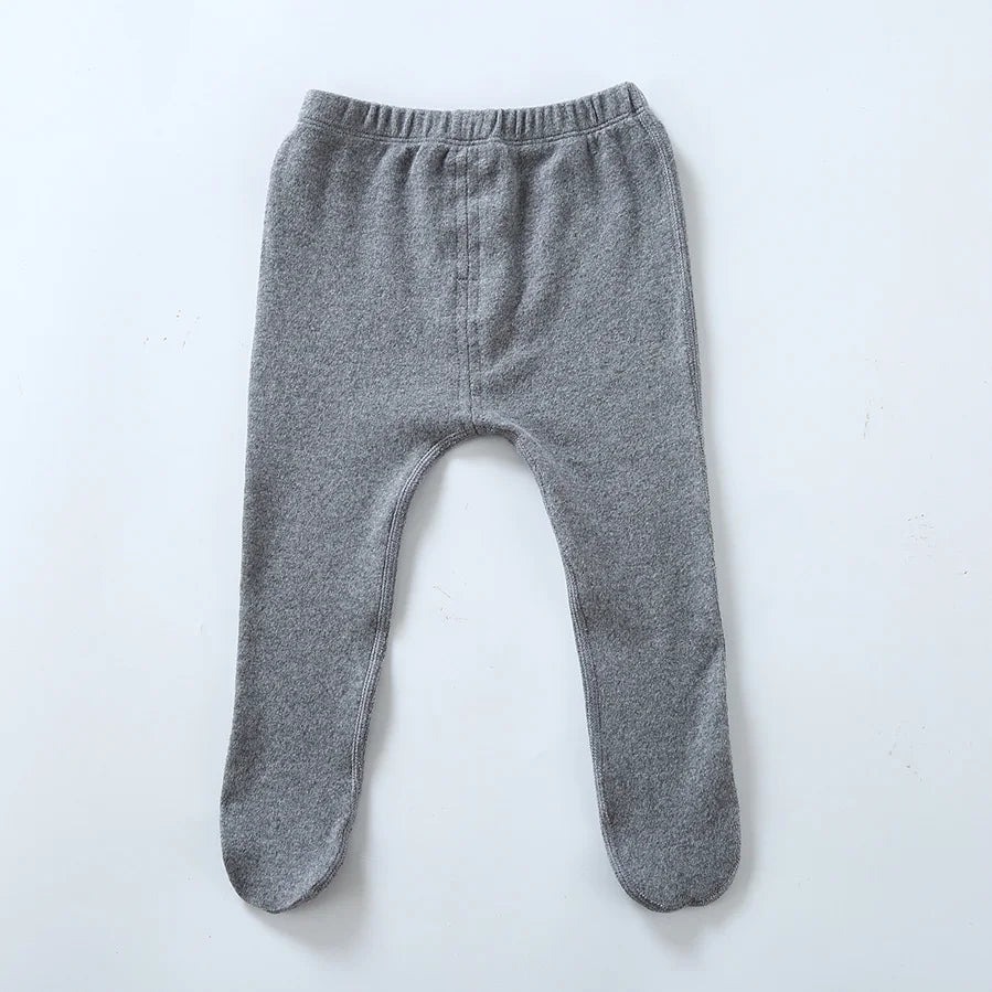 Baby footed pants winter girl&boy cotton Leggings  Elastic pants