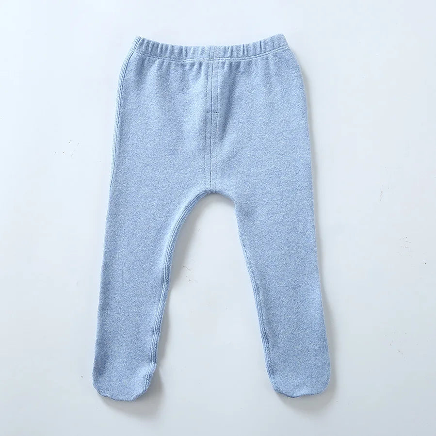 Baby footed pants winter girl&boy cotton Leggings  Elastic pants