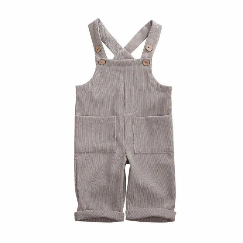 Toddler Baby Boy Girl Corduroy Romper/Jumpsuit