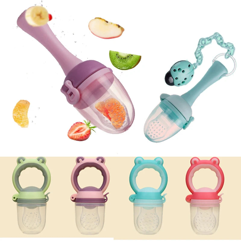 1Pcs Baby pacifier Fresh Food Nibbler Kids Fruit Feeder Nipples Feeding Safe