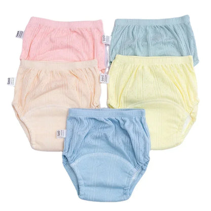 Candy Colors Newborn Training Pants Washable Boy Girls Cloth Diapers Reusable Nappies