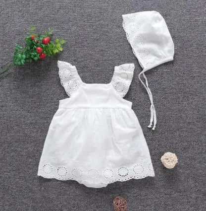 Baby Girls Flower Cotton Jumpsuit One piece Outfit Newborn Baby Romper