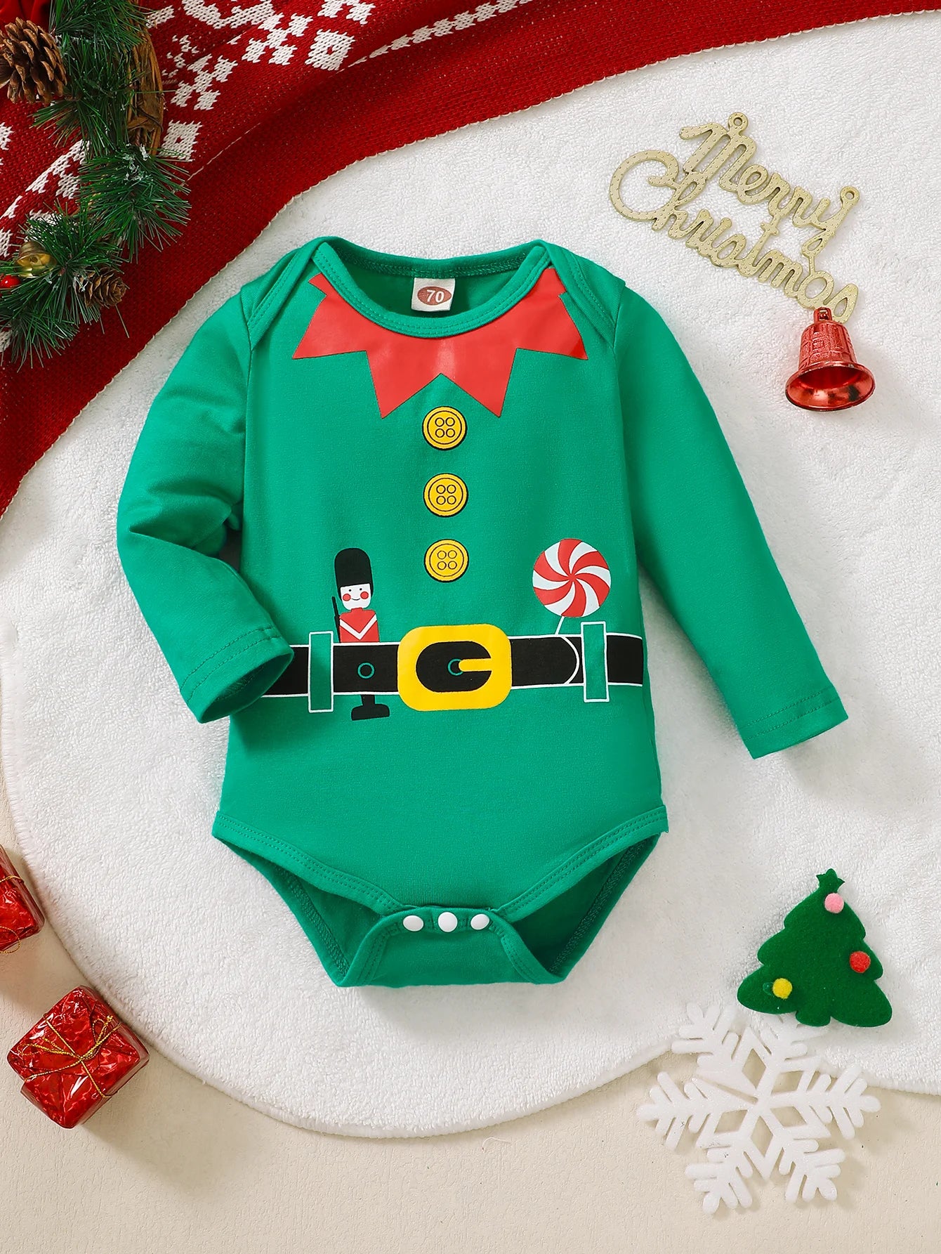 christmas bodysuit baby