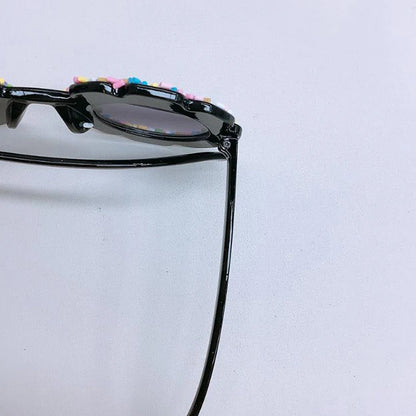 Cute DIY Flower Shaped UV400 Protection Glasses forGirls