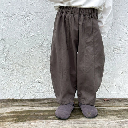 Autumn New Children Loose Trousers Solid Toddler Girls Versatile Harem Pants Baby Boys Casual Pants