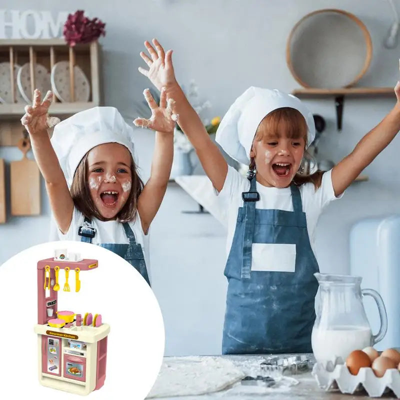 Kitchen Play Set Role Playing Game Cooking Playset interactive fun and Educational toy