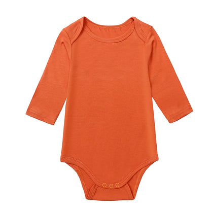 Newborn Boy Girl Rompers Bamboo Fiber Romper Long Sleeve Unisex Toddler Breathable Clothes Korean Infant