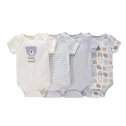 Baby Boy Girl Bodysuits Cute 100%Cotton Newborn Clothes