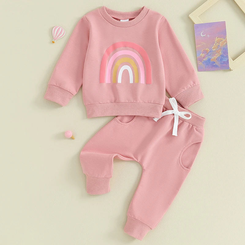 Baby Girls Boys Clothes Oversize Sweater & Long Pants Infant Toddler Fall Winter Outfits