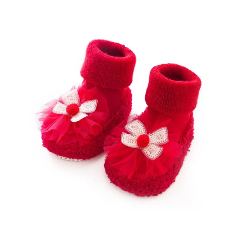 Baby Girls Christmas Socks Shoes