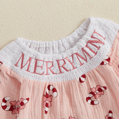 Baby Girls Christmas jumpsuit