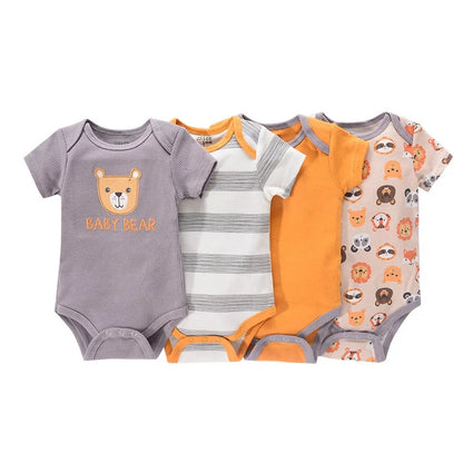 Baby Boy Girl Bodysuits Cute 100%Cotton Newborn Clothes