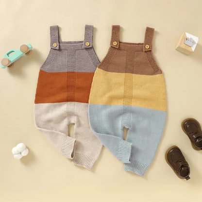 Newborn Boys Girls Sleeveless Jumpsuits/Playsuits