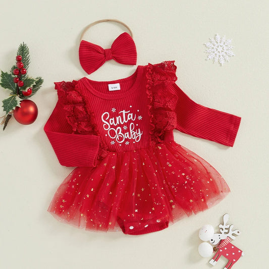 Baby Girls Christmas Romper