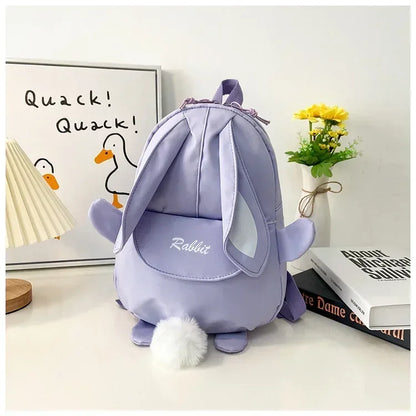 Children School Bags Bunny Portable Backpacks Kids Travel Rucksacks Backpack