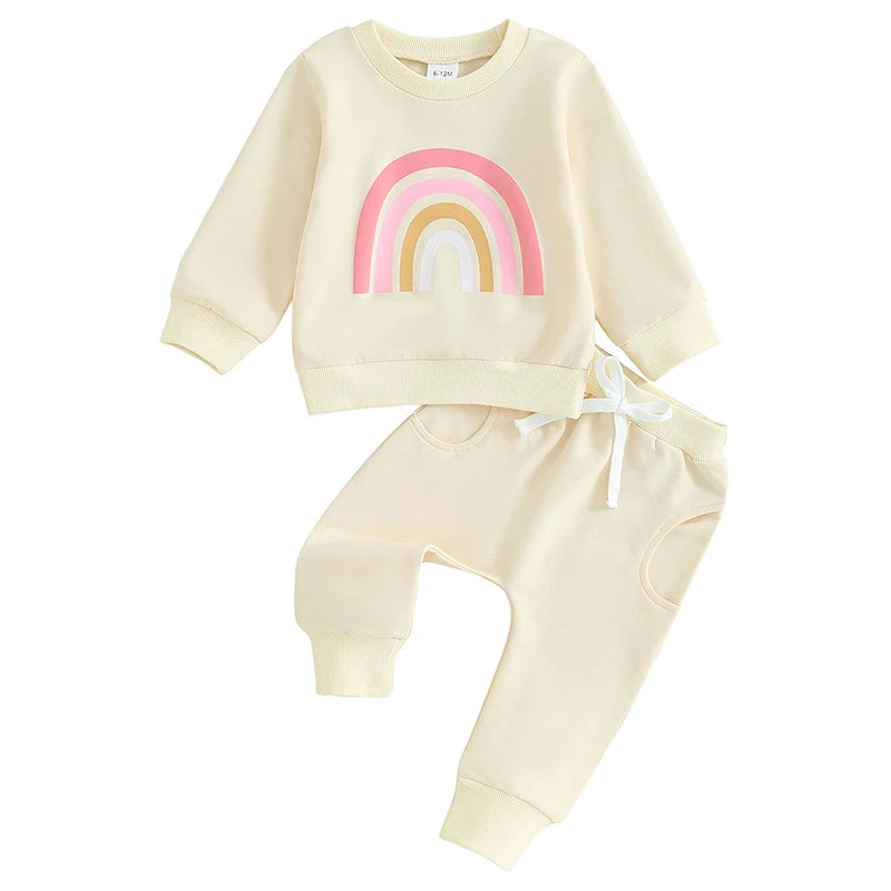 Baby Girls Boys Clothes Oversize Sweater & Long Pants Infant Toddler Fall Winter Outfits