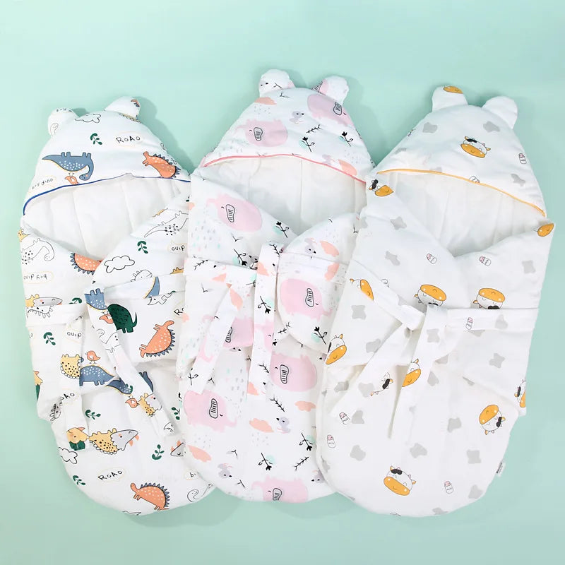 Winter Baby Sleeping Bag Cocoon Newborn Baby Swaddle Wrap