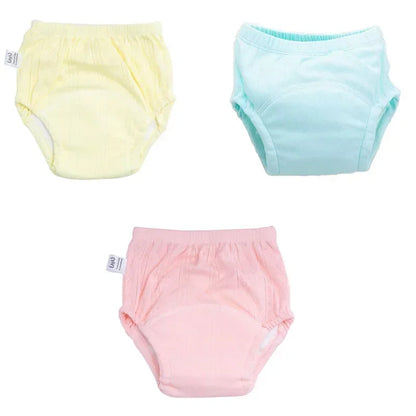 Candy Colors Newborn Training Pants Washable Boy Girls Cloth Diapers Reusable Nappies